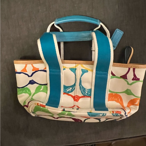 Coach rainbow mini tote - Picture 2 of 2